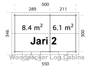 Jari2- double room garden storage