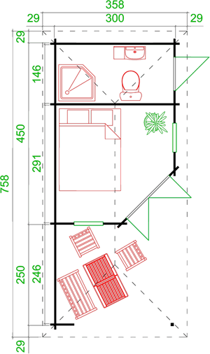 Summer House Aruba 3 floorplan