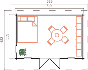 Barbados 1 Floor Plan