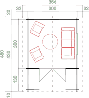 Capri 28 floor plan