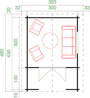 Capri 44 floor plan