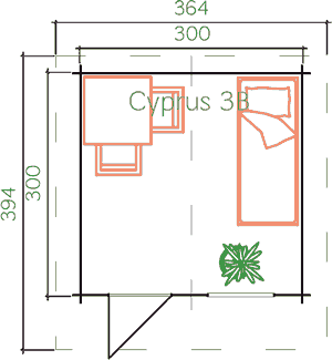 Cyprus 3B floor plan