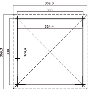 Karen 28, Garden Arbour, Barbecue hut -plan