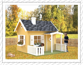 Otto playhouse for children - Woodpecker Log Cabins 