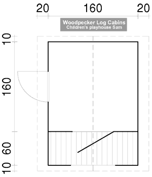 Childrens Playhouse Sam Floor Plan