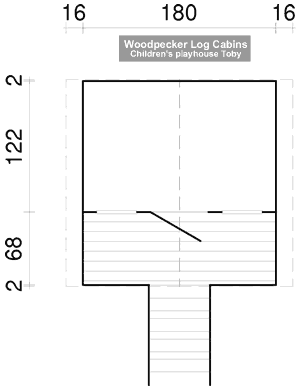 Toby Childrens Play House floor plan